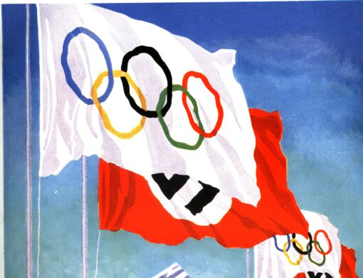 Ausschnitt aus dem Plakat der Winterspiele 1940