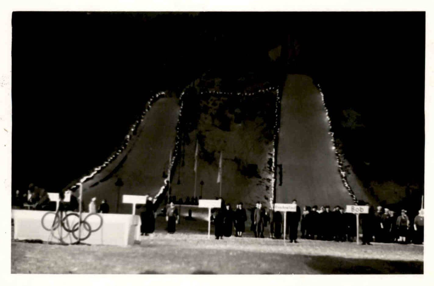 Schlusszeremonie der IV. Olympischen Winterspiele 1936